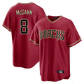 Arizona Diamondbacks #8 James McCann Player Red HOLBERT Home Game Stitched Jerseys