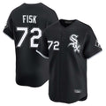 Chicago White Sox #72 Carlton Fisk Player Black HOLBERT Limited Home Stitched Jerseys
