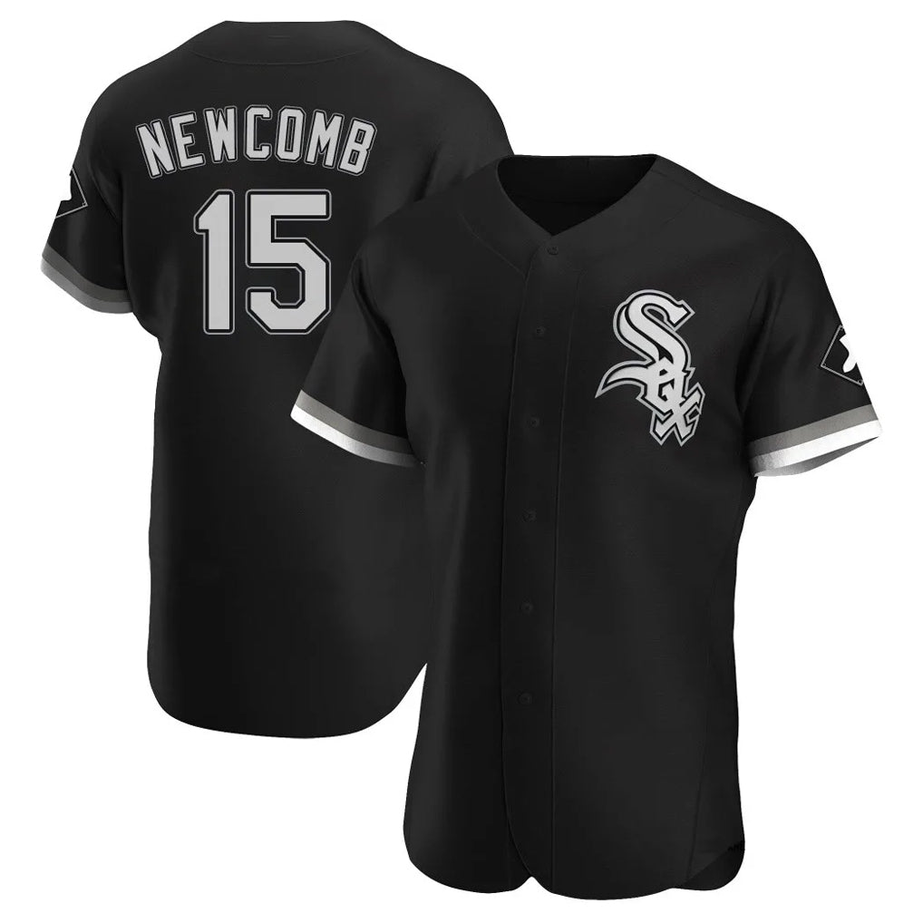 Chicago White Sox #15 Sean Newcomb Player Black HOLBERT Limited Elite Home Stitched Jerseys