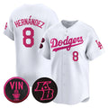 Los Angeles Dodgers #8 Enrique Hernandez White HOLBERT 2026 Mother¡¯s Day Vapor Premier Limited Stitched Jersey