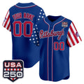 Custom Pittsburgh Pirates America 250 Edition Vapor Premier Limited Royal HOLBERT Stitched Jerseys