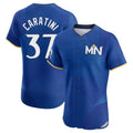 Minnesota Twins #37 Victor Caratini Player Royal HOLBERTCity Connect Limited Elite Home Stitched Jerseys