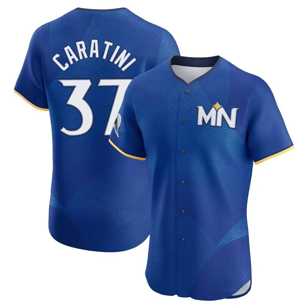 Minnesota Twins #37 Victor Caratini Player Royal HOLBERTCity Connect Limited Elite Home Stitched Jerseys