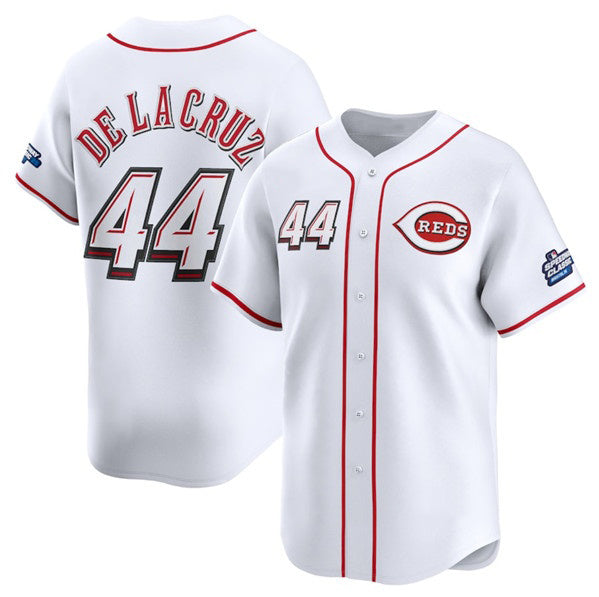 Cincinnati Reds #44 Elly De La Cruz White HOLBERT 2025 Speedway Classic Home Limited Stitched Jersey