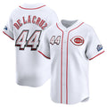 Cincinnati Reds #44 Elly De La Cruz White HOLBERT 2025 Speedway Classic Home Limited Stitched Jersey