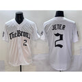 New York Yankees #2 Derek Jeter White HOLBERT 'Gothic Legacy Edition' Vapor Premier Limited Stitched Jersey