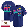 Custom Los Angeles Dodgers 2024 Los Angeles City Style Vapor Premier Limited Jersey ¨C Royal HOLBERT