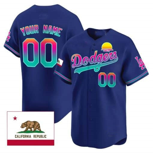 Custom Los Angeles Dodgers 2024 Los Angeles City Style Vapor Premier Limited Jersey ¨C Royal HOLBERT