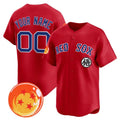 Custom Boston Red Sox x Dragon Ball Red HOLBERT Vapor Premier Limited Jersey - All Stitched