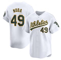 Oakland Athletics #49 Ryan Noda White HOLBERT Home Limited Stitched Jersey