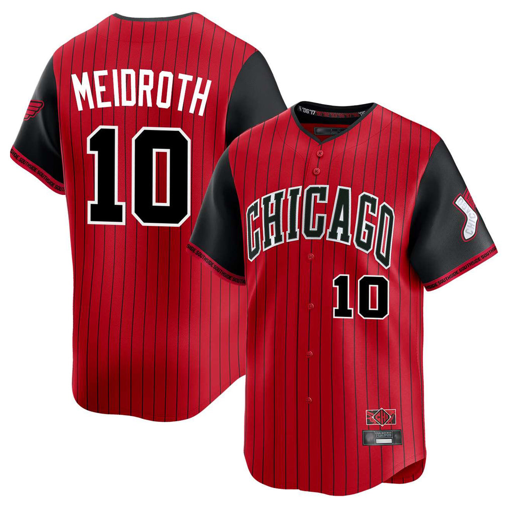 Chicago White Sox #10 Chase Meidroth Player Red HOLBERT City Connect Limited Home Stitched Jerseys