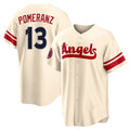 Los Angeles Angels #13 Drew Pomeranz Player Cream HOLBERT City Connect Home Stitched Jerseys