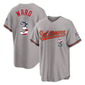 Baltimore Orioles #3 Taylor Ward Player Gray HOLBERT USA 250 Fourth of July Home Game Stitched Jerseys