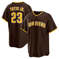 San Diego Padres #23 Fernando Tatis Jr. Brown HOLBERT Alternate Replica Player Jersey