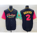 San Diego Padres #2 Xander Bogaerts 2022 Black HOLBERT City Connect Cool Base Stitched Jersey