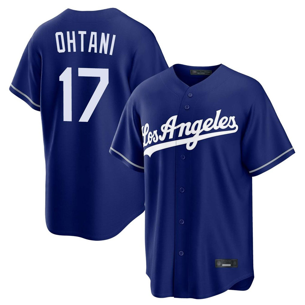 Los Angeles Dodgers #17 Shohei Ohtani Player Royal HOLBERT Game Stitched Jerseys