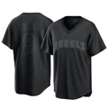 Los Angeles Angels #9 Zach Neto Player Black HOLBERT Pitch Fashion T-shirt Stitched Jerseys