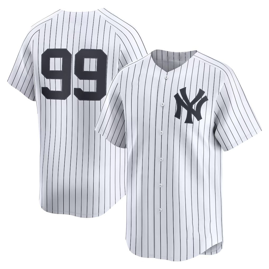 New York Yankees #99 Aaron Judge White HOLBERT Home Limited Player Jersey
