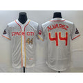 Houston Astros #44 Yordan Alvarez Number White HOLBERT 2023 City Connect Flex Base Stitched Jersey 3