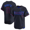 Toronto Blue Jays #11 Bo Bichette Black HOLBERT 2024 City Connect Limited Stitched Jersey