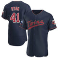 Minnesota Twins #41 Joe Ryan Player Navy HOLBERT60th Home Limited Elite Stitched Jerseys
