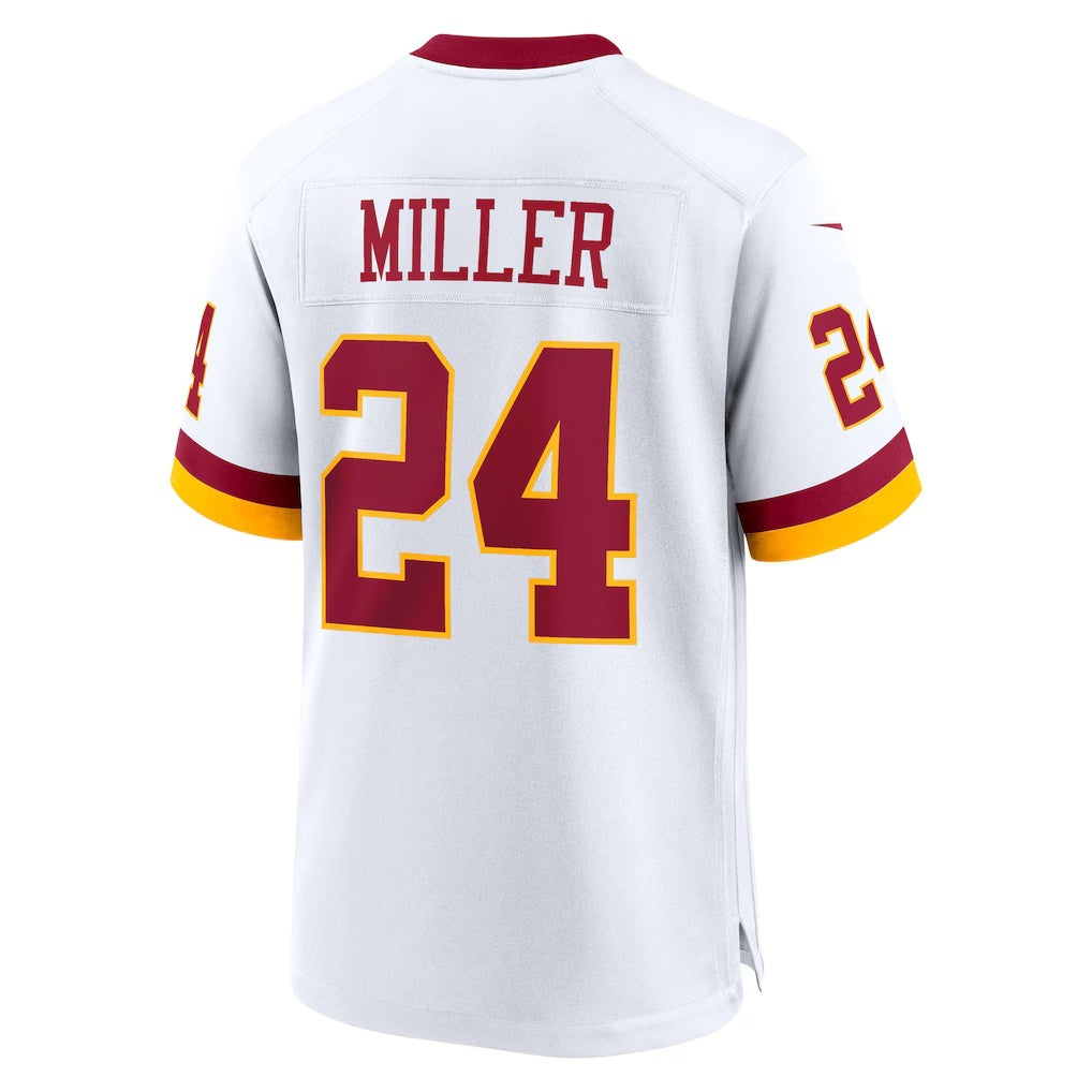 W.Commanders #24 Von Miller White HOLBERT Game Jersey