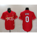 St. Louis Cardinals #0 Masyn Winn Red HOLBERT 2024 City Connect Limited Stitched Jersey