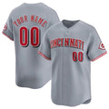 Custom Cincinnati Reds Active Player Gray HOLBERT Away Limited Stitched Jersey
