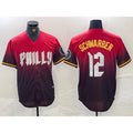Philadelphia Phillies #12 Kyle Schwarber Red HOLBERT 2024 City Cool Base Jersey