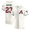 Arizona Diamondbacks #23 Zac Gallen Player Cream HOLBERT Limited Elite Home Game Stitched Jerseys