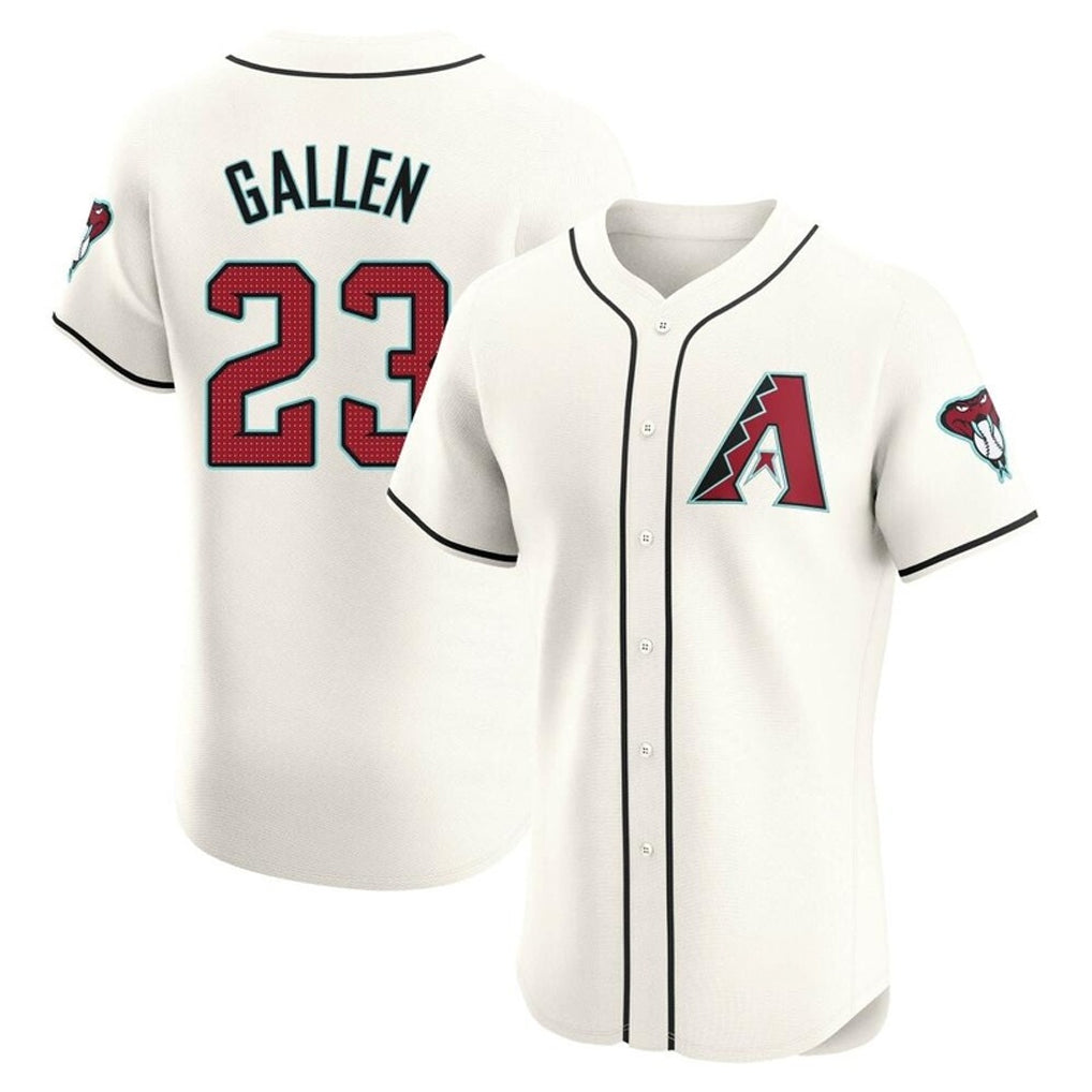 Arizona Diamondbacks #23 Zac Gallen Player Cream HOLBERT Limited Elite Home Game Stitched Jerseys