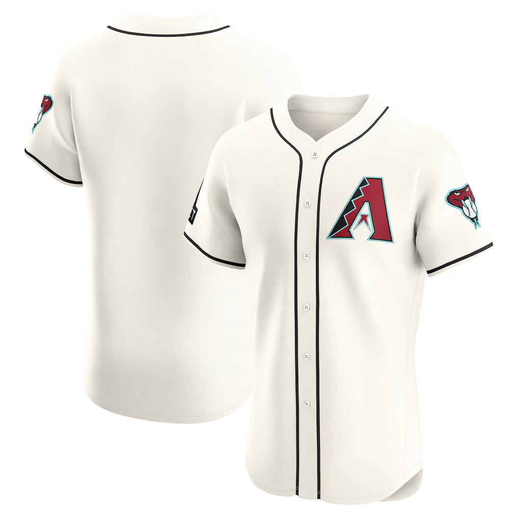 Arizona Diamondbacks White HOLBERT Home Elite Patch Jersey
