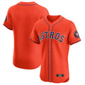 Houston Astros Blank Player Orange HOLBERT Home Limited Elite Stitched Jerseys