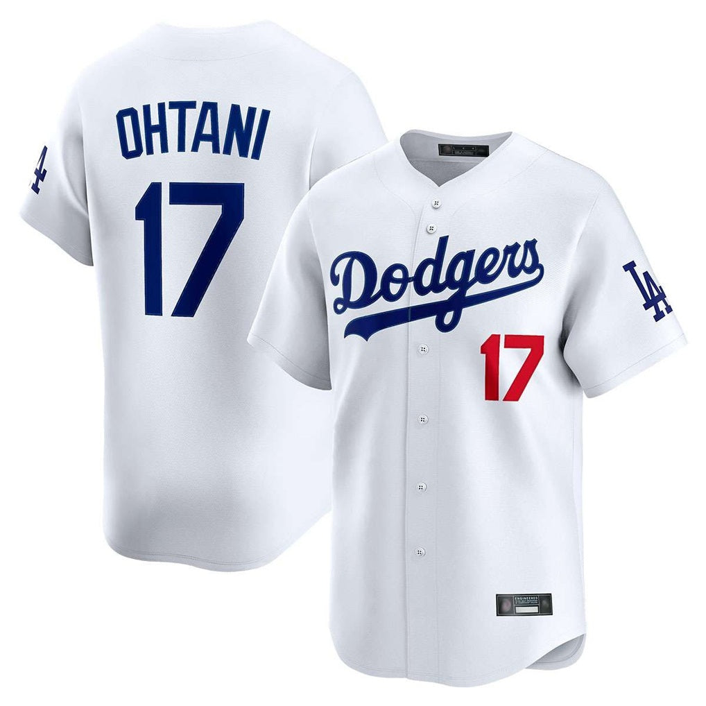 Los Angeles Dodgers #17 Shohei Ohtani Player White HOLBERT Limited Home Stitched Jerseys