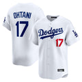 Los Angeles Dodgers #17 Shohei Ohtani Player White HOLBERT Limited Home Stitched Jerseys