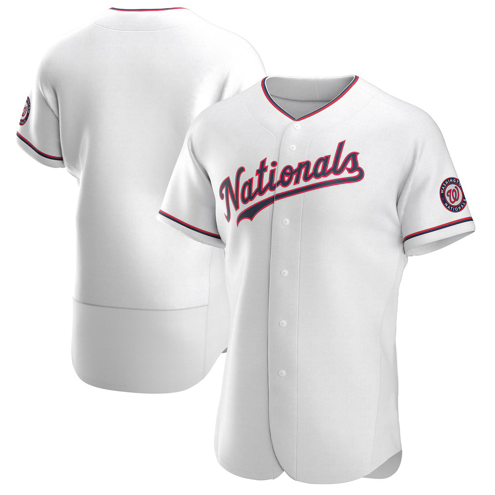 Washington Nationals White HOLBERT Alternate Authentic Team Jersey