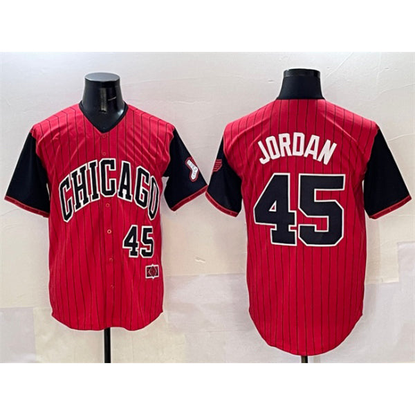 Chicago White Sox #45 Michael Jordan Red Black HOLBERT 2025 City Connect Limited Stitched Jersey