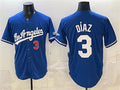 Los Angeles Dodgers #3 Edwin D¨ªaz Royal HOLBERT Alternate Stadium Stitched Jersey