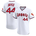 Los Angeles Angels #44 Ben Joyce Player White HOLBERT T-shirt Home Limited Elite Stitched Jerseys