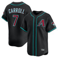 Arizona Diamondbacks #7 Corbin Carroll Player Black HOLBERT Limited Home Game Stitched Jerseys