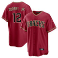 Arizona Diamondbacks #12 Lourdes Gurriel Jr Player Red HOLBERT Home Game Stitched Jerseys