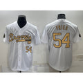 Atlanta Braves #54 Max Fried Number White HOLBERT 2022 All Star Stitched Cool Base Jersey