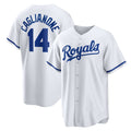 Kansas City Royals #14 Jac Caglianone White HOLBERT Home Replica Jersey