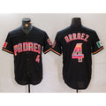 San Diego Padres #4 Luis Arraez Black HOLBERT Mexico Cool Base Stitched Jersey