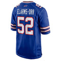 B.Bills #52 Kaleb Elarms-Orr Royal HOLBERT Team Game Jersey