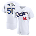 Los Angeles Dodgers #50 Mookie Betts Player Gold White HOLBERT 2026 Collection Stadium Limited Elite Stitched Jerseys