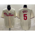 Philadelphia Phillies #5 Bryson Stott Cream HOLBERT Cool Base Jersey