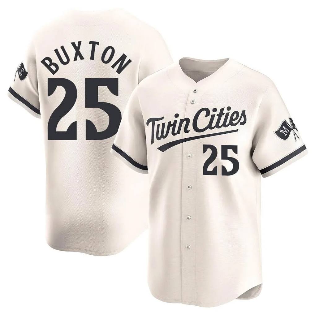 Minnesota Twins #25 Byron Buxton Player Cream HOLBERTHome Limited Stitched Jerseys