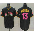 San Diego Padres #13 Manny Machado Black HOLBERT 20th Anniversary Cool Base Stitched Jersey