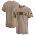 San Diego Padres Sand HOLBERT Alternate Vapor Premier Elite Patch Jersey